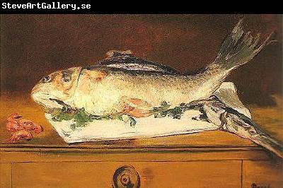 Edouard Manet Still-life, Salmon, Pike and Shrimps